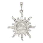 Sterling Silver Sun Pendant