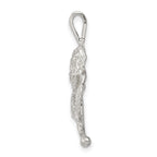Sterling Silver Rose Pendant