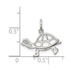 Sterling Silver Turtle Charm