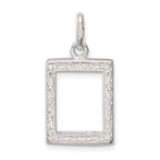Sterling Silver Picture Frame Charm