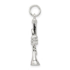 Sterling Silver Trumpet Charm