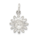 Sterling Silver Floral Charm