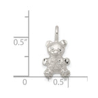 Sterling Silver Teddy Bear Charm