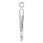 Sterling Silver Italian Horn Pendant