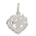 Sterling Silver Sweet 16 Charm