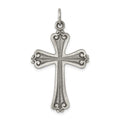 Sterling Silver Antiqued Cross Pendant
