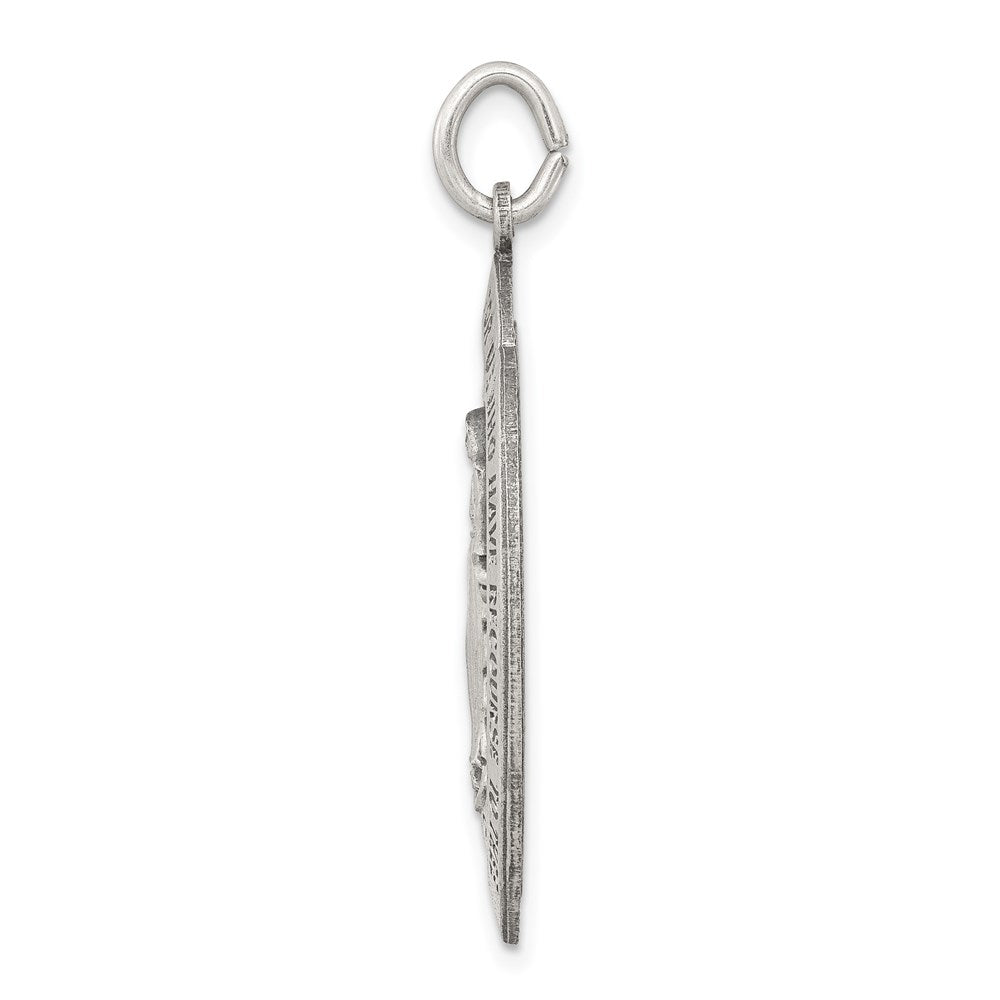 Sterling Silver Antiqued Miraculous Medal