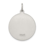 Sterling Silver Antiqued Saint Anthony Medal