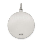Sterling Silver Antiqued Saint Anthony Medal