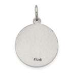 Sterling Silver Antiqued St. Barbara Medal