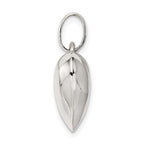 Sterling Silver Puffed Heart Charm