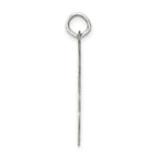 Sterling Silver Rhodium-plated Confirmation Disc Charm