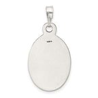 Sterling Silver Antiqued Masonic Pendant