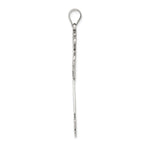 Sterling Silver Antiqued Cross Pendant