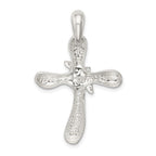 Sterling Silver Dove Cross Pendant