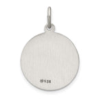 Sterling Silver Antiqued St. Christopher Medal