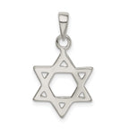 Sterling Silver Textured Star of David Pendant