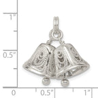 Sterling Silver Bells Charm