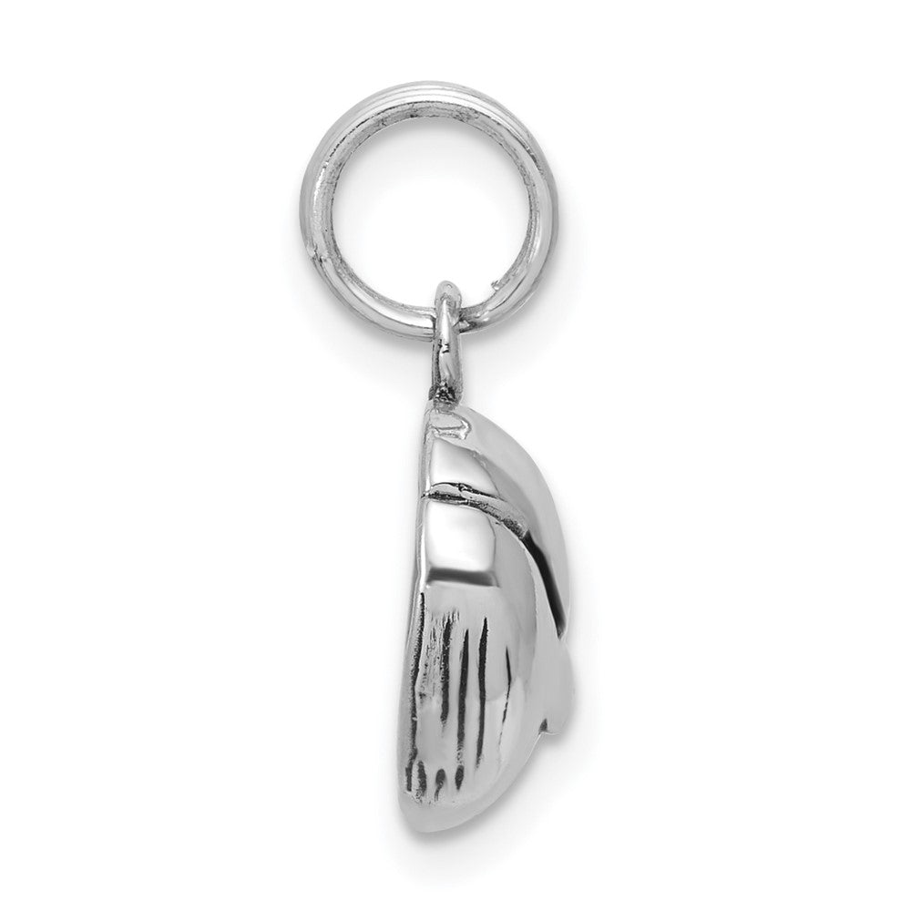 Sterling Silver Antiqued Whale Charm