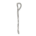 Sterling Silver Diamond Cut Palm Trees Pendant Charm