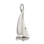Sterling Silver Antiqued Sailboat Charm