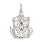Sterling Silver Mariner Cross Pendant
