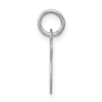 Sterling Silver Rhodium-plated Fancy Script Letter S Initial Charm