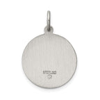 Sterling Silver Antiqued Jesus Have Mercy Medal