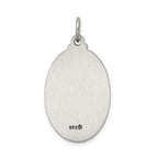 Sterling Silver Antiqued Our Lady of Guadalupe Medal