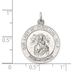 Sterling Silver Our Lady of Perpetual Help Medal