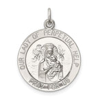 Sterling Silver Our Lady of Perpetual Help Medal