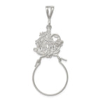 Sterling Silver #1 Mom Charm Holder