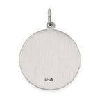Sterling Silver Antiqued De La Providencia Medal