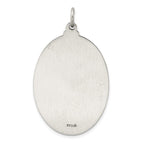 Sterling Silver Antiqued Saint Christopher Medal