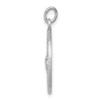 Sterling Silver Rhodium-plated Saint Jude Thaddeus Medal