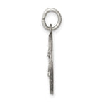 Sterling Silver Antiqued Saint Lucy Medal