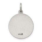 Sterling Silver Antiqued Saint Lucy Medal
