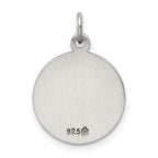 Sterling Silver Antiqued Saint Florian Medal