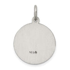 Sterling Silver Antiqued Saint Florian Medal