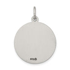 Sterling Silver Antiqued Saint Peter Medal