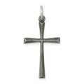 Sterling Silver Antiqued Cross Charm