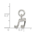 Sterling Silver Music Note Charm