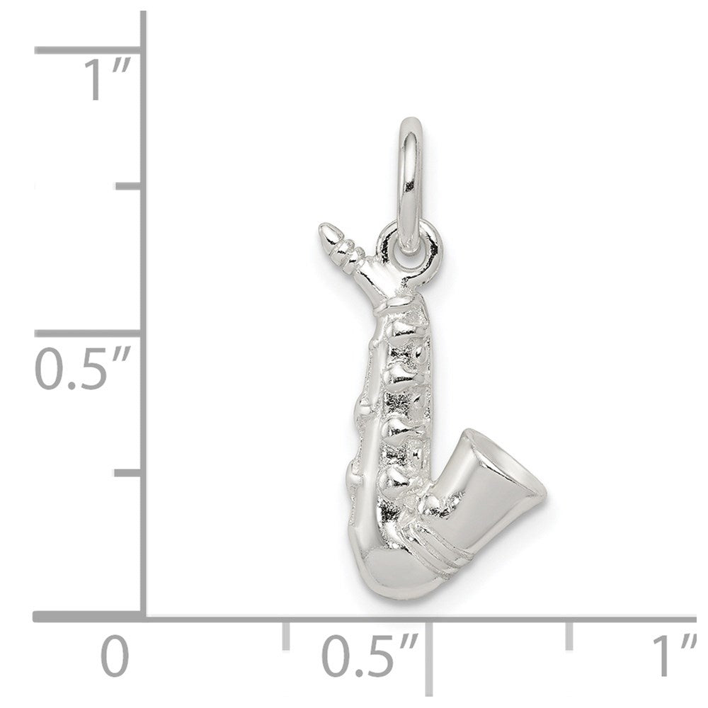 Sterling Silver Saxophone Charm