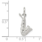 Sterling Silver Saxophone Charm