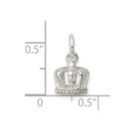 Sterling Silver Crown Charm