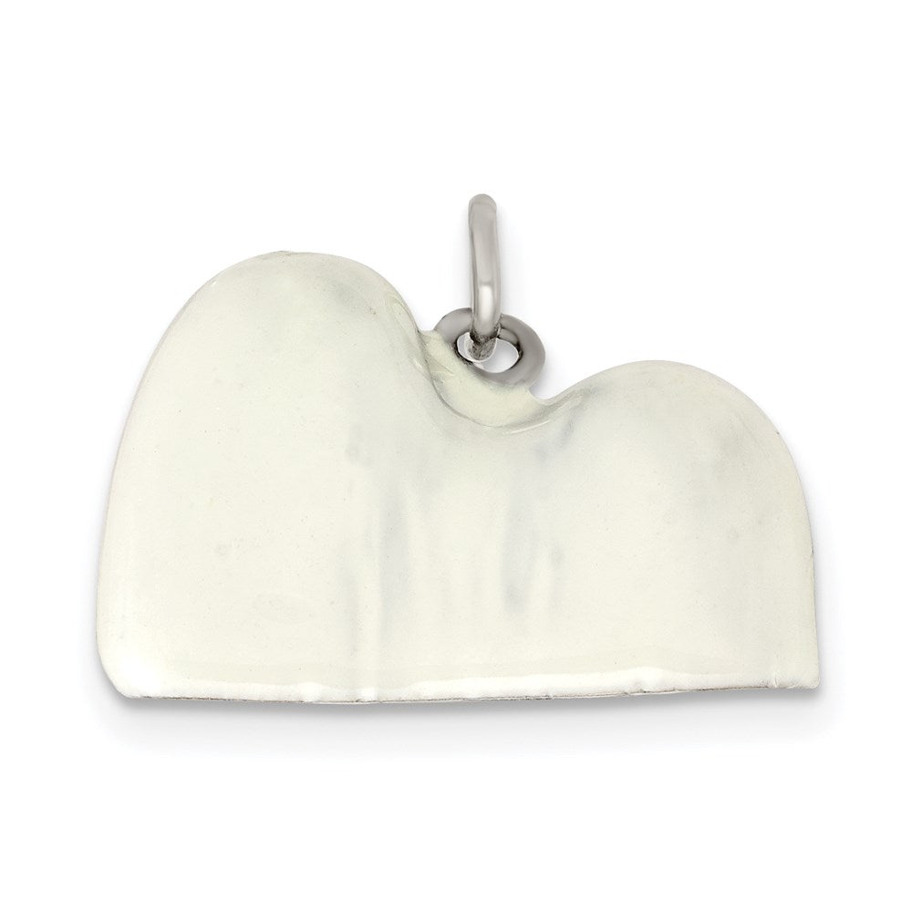Sterling Silver Enameled Maltese Charm
