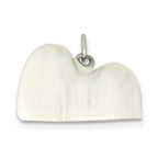 Sterling Silver Enameled Maltese Charm