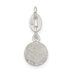 Sterling Silver Enameled Soccer Ball Charm