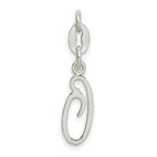 Sterling Silver Letter O Initial Charm