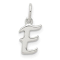 Sterling Silver Letter E Initial Charm